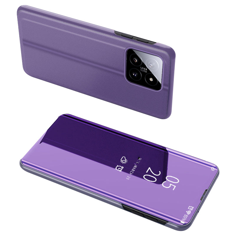 For Xiaomi 14 Case Leather+PC Stand View Window Cell Phone Cover For Xiaomi 14 Case Leather+PC Stand View Window Cell Phone Cover